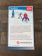 SnowWorld 25% kortingsbon ( €2,50 inclusief verzenden), Tickets en Kaartjes, Drie personen of meer, Kortingskaart