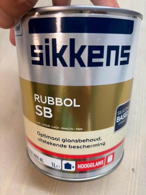 Sikkens rubbol SB grijsgroene lak 1liter, Hobby en Vrije tijd, Schilderen, Nieuw, Ophalen of Verzenden
