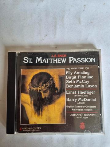 Bach/Somary - Mattheus Passion Highlights. Cd. 1992 beschikbaar voor biedingen