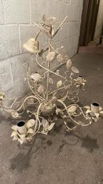 Mooie franse bloemkroon creme goud, Ophalen of Verzenden, Gebruikt, Metaal, Franse stijl