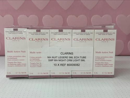 Clarins multi active nuit cream normal combi skin 10x5ml, Sieraden, Tassen en Uiterlijk, Uiterlijk | Gezichtsverzorging, Nieuw