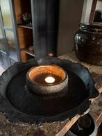 Unieke handgemaakte Aardewerk Schaal met rand, Ophalen, Schaal, Rond, Zo goed als nieuw