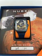 Nubeo blauw horloge limited (309/600) Sold out!, Nieuw, Overige merken, Staal, Kunststof