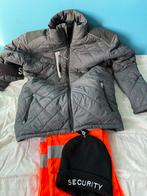 2x Security kleding set: Jas, broek en muts maar M en XXL, Kleding | Heren, Ophalen of Verzenden, Overige maten