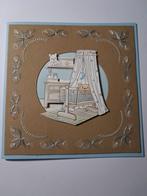 Geborduurde kaart geboorte kinderkamer, Hobby en Vrije tijd, Kaarten | Zelfgemaakt, Ophalen of Verzenden, Nieuw, Kind