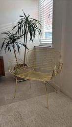 Pols Potten fauteuil goud staal (BOSTON), Ophalen, Eenpersoons, Minder dan 75 cm, Design