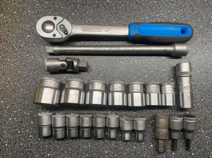 Gedore doppenset, Auto diversen, Autogereedschap, Ophalen of Verzenden