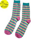 funny sokken gestreept geel groen roze 39/42, Kleding | Dames, Sokken en Kousen, Nieuw, Sokken en Kniesokken, Maat 39 t/m 42, Geen merk