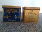 Te Koop: 2 st. Twinings Theeblikken, Verzamelen, Blikken, Ophalen of Verzenden, Zo goed als nieuw, Overige, Overige merken
