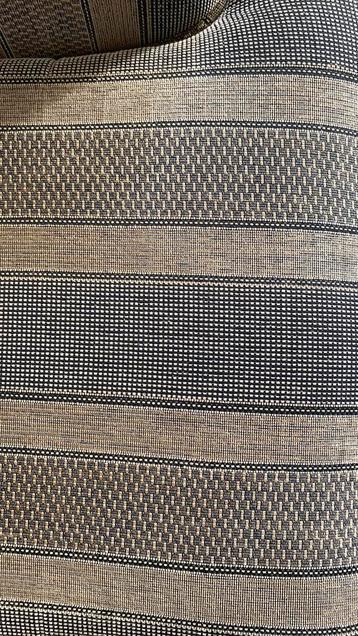 Beige/Zwarte Stoffen Fauteuil beschikbaar voor biedingen