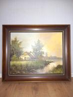 Schilderij F de Jong, Antiek en Kunst, Kunst | Schilderijen | Klassiek, Ophalen of Verzenden