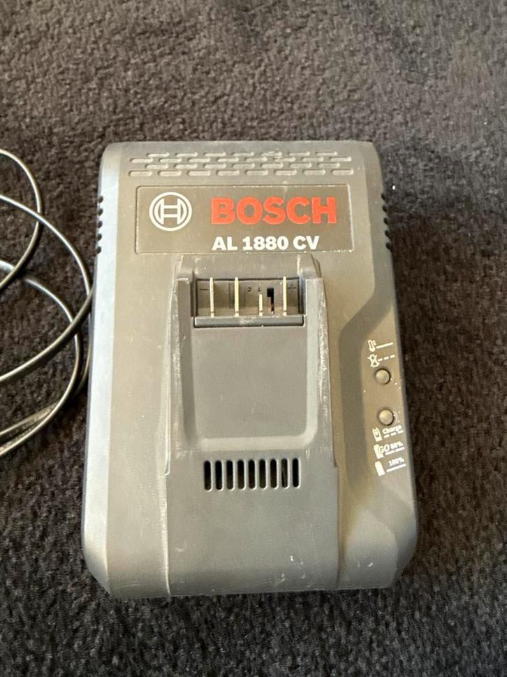 Bosch AL 1880 CV Accu Lader 18V, Audio, Tv en Foto, Accu's en Batterijen, Gebruikt, Oplaadbaar, Ophalen of Verzenden