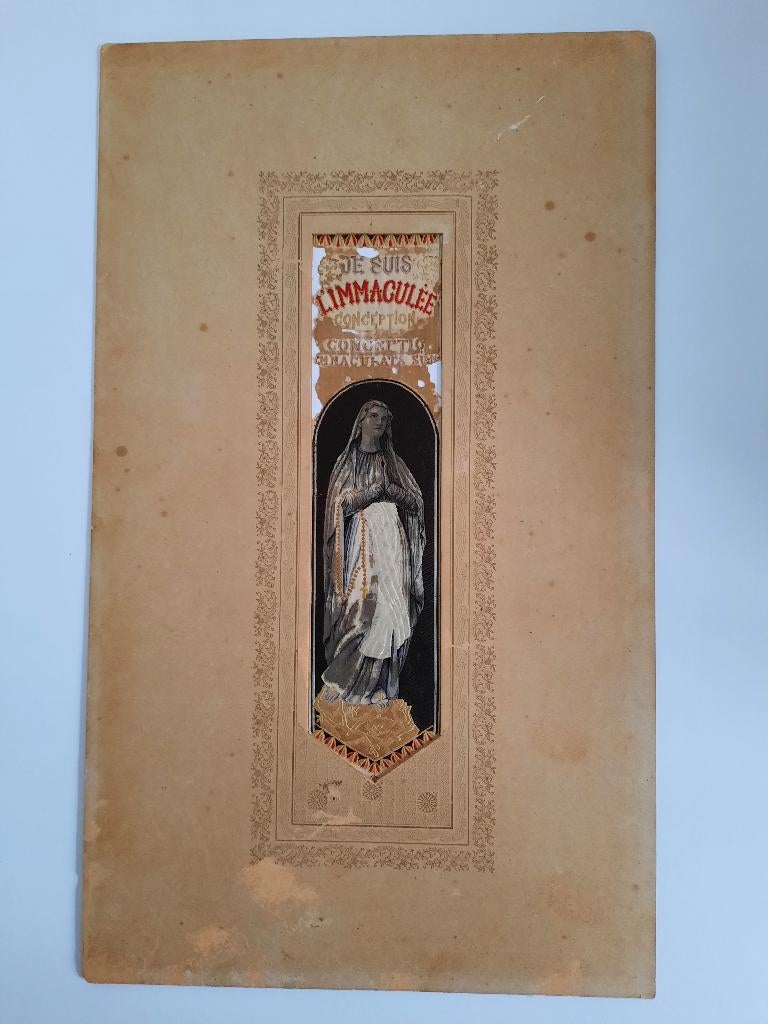 PRENT MARIA VAN LOURDES, Antiek en Kunst, Ophalen of Verzenden