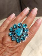 grote ring Turquoise maat 19,5, Verzenden, 19 tot 20, Nieuw, Met edelsteen