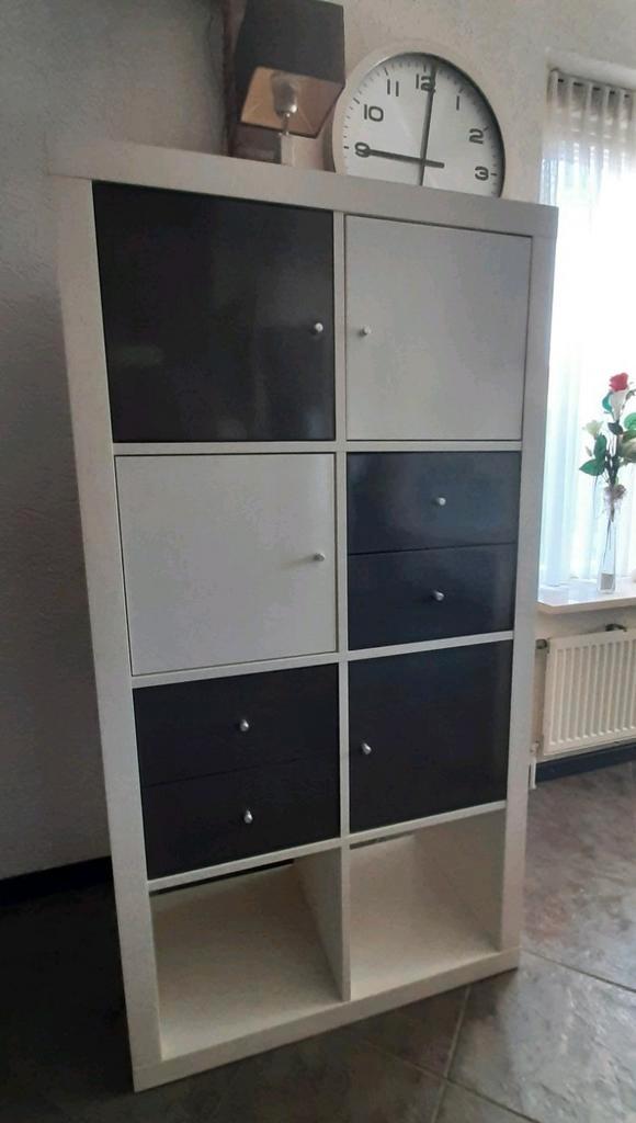Ikea kallax / expedit Vakkenkast hoogglans, Huis en Inrichting, Kasten | Boekenkasten, Zo goed als nieuw, Ophalen