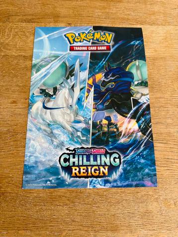 Pokémon Poster - Chilling Reign & Sylveon beschikbaar voor biedingen