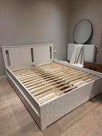IKEA SONGESAND BED 160x200, Huis en Inrichting, Ophalen, Wit, Tweepersoons, Zo goed als nieuw