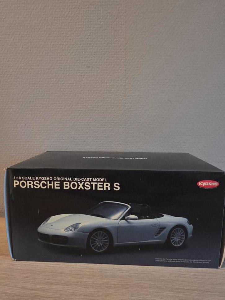 Porsche Boxter S Spider RS60 2009 Kyosho 1:18, Hobby en Vrije tijd, Modelauto's | 1:18, Zo goed als nieuw, Auto, Kyosho, Ophalen