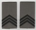 Set rang Sergeant KLu, Kon Luchtmacht (Gevechtstenue, GVT), Verzamelen, Ophalen of Verzenden, Luchtmacht, Nederland, Embleem of Badge