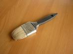 Zwarte verfborstel kwast penseel met beige haren 5 cm, Hobby en Vrije tijd, Schilderen, Ophalen of Verzenden, Nieuw