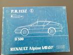 Renault Alpine V6 GT - Werkplaats Handboek, Verzenden