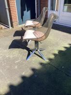 2 space age stoelen, jaren 70 ,plastic ,, Kunststof, Gebruikt, Twee, Wit
