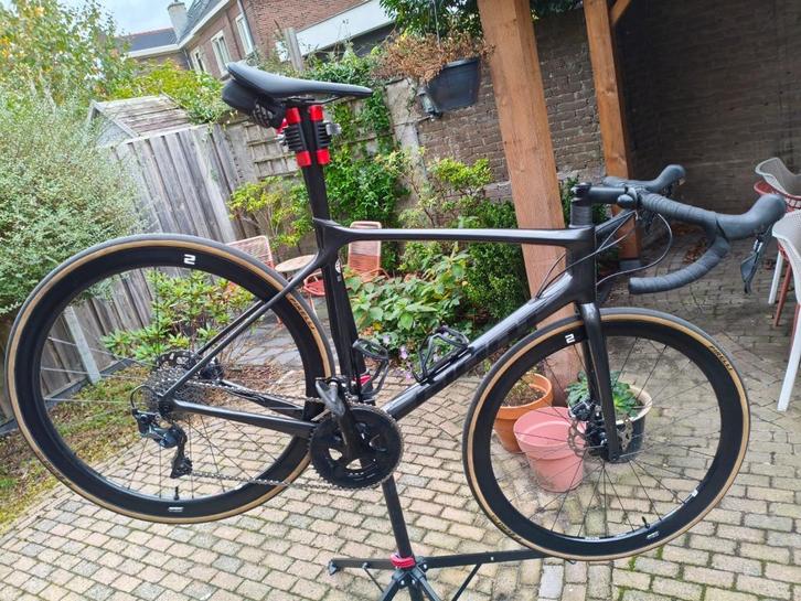 Giant TCR Advanced 1+ Disc ML Black Chrome, Fietsen en Brommers, Fietsen | Racefietsen, Zo goed als nieuw, Heren, Giant, Meer dan 20 versnellingen