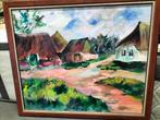 Schilderij Piet Scholtens stijl Groninger ploeg, Ophalen