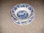 Royal homes of Britain Wedgwood - Slakom - bord  kleur blauw, Ophalen of Verzenden