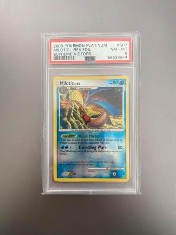 Milotic Lv. 52 PSA 8, Pokemon Supreme Victors beschikbaar voor biedingen