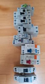 10 automaten c16, b16, c20 HAGER, EATON, ATTEMA, Etc, Ophalen of Verzenden, Zo goed als nieuw, Schakelaar