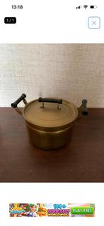 Antiek Koperen Pannetje met Deksel, Ophalen of Verzenden