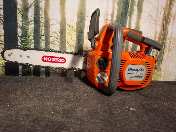 Husqvarna  tophandle kettingzaag 338xpg, Tuin en Terras, Hand-tuingereedschap, Gebruikt, Ophalen