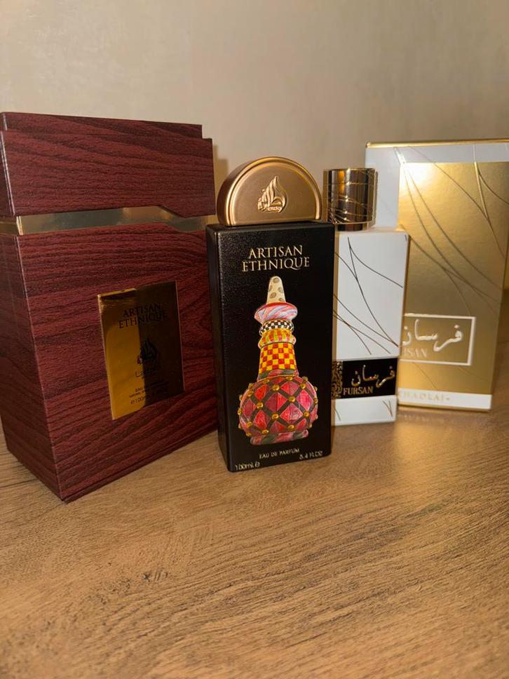 Khadlaj Fursan White & Geut The Artson - Luxe Parfums, Sieraden, Tassen en Uiterlijk, Uiterlijk | Parfum, Nieuw, Ophalen of Verzenden