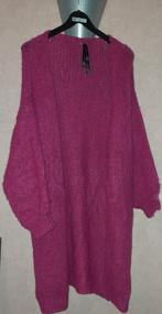 Lange vest in roze tint cerise Je m'appelle 1 maat, Kleding | Dames, Maat 42/44 (L), Je m'appelle, Ophalen of Verzenden, Zo goed als nieuw