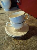 Wedgwood 2 theekopjes met schotel, Ophalen of Verzenden
