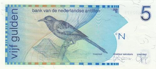 Ned Antillen-5 GULDEN 1.5.1994 serie 0056602971 UNC -P22.c, Postzegels en Munten, Bankbiljetten | Nederland, 5 gulden, Verzenden