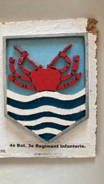 KNIL 4e Bataljon 3e Regiment Infanterie, Ophalen of Verzenden, Landmacht, Nederland, Embleem of Badge