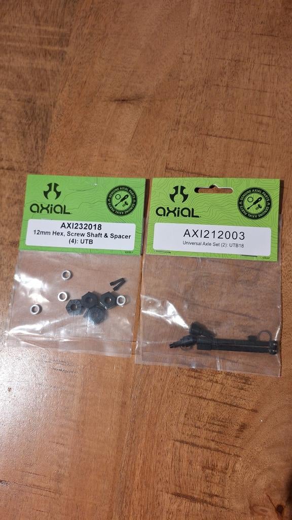 AXIAL Capra UTB18 Onderdelen - Driveshaft & Hexes, Ophalen of Verzenden, Nieuw