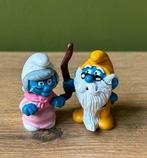 20226 opa smurf 20408 oma smurfin schlumpf schleich peyo, Ophalen of Verzenden, Zo goed als nieuw, Smurfin