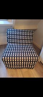 Ikea Lycksele Lövas slaapstoel/slaapbank/slaapfauteuil, Huis en Inrichting, Ophalen, 90 cm, Eenpersoons, Zo goed als nieuw