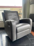Natuzzi leren draaibare (relax) stoelen - 2 stuks, Huis en Inrichting, Fauteuils, Naduzzi, 75 tot 100 cm, Minder dan 75 cm, Gebruikt