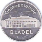 GEMEENTE  BLADEL   GEMEENTEHUIS, Postzegels en Munten, Penningen en Medailles, Verzenden, Overige materialen