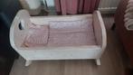 Poppenbed van steigerhout, incl matrasje, kussen en deken, Ophalen, Overige typen
