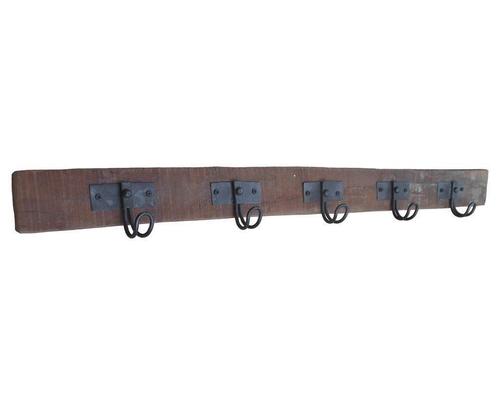 Grote wandkapstok oud hout, Huis en Inrichting, Woonaccessoires | Kapstokken, Nieuw, Wandkapstok, Minder dan 100 cm, Hout, Verzenden