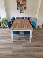Eettafel 2 m x 1 m, Ophalen, Gebruikt, 200 cm of meer, 50 tot 100 cm