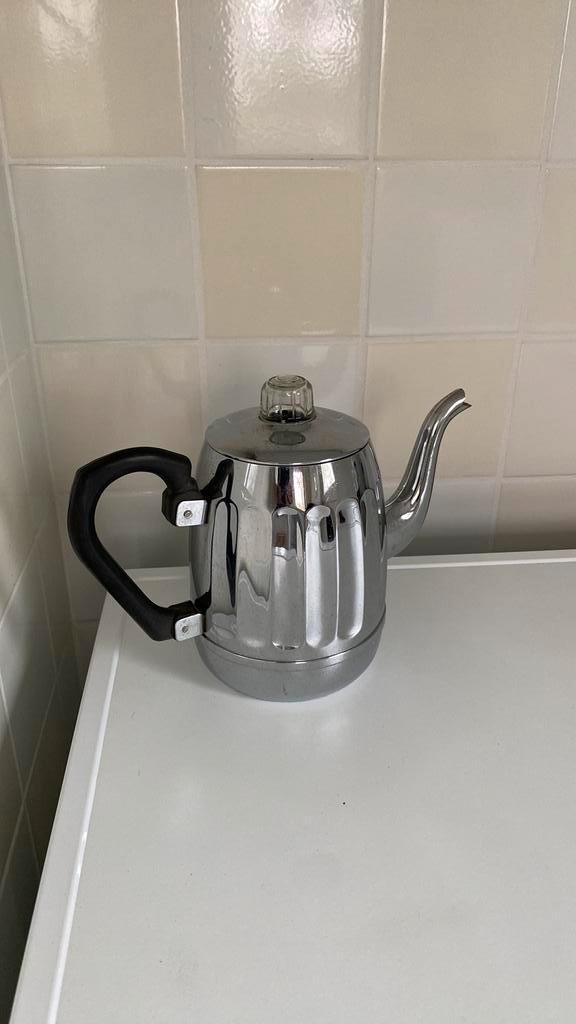 Vintage theepot/ koffiekan, Antiek en Kunst, Curiosa en Brocante, Ophalen of Verzenden