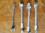 Raamuitzetters vintage 4x. 1 verstelbaar en 3 tele uitzetter, Ophalen of Verzenden, Gebruikt, Rvs, Overige typen