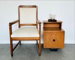 Art Deco Fauteuil, Haagse School, Huis en Inrichting, Stoelen, Ophalen, Gebruikt, Bruin, Eén