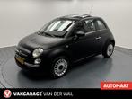 Fiat 500 1.2 Lounge MAT Automaat-Airco-Panoramadak-Lm15''vel, Euro 5, Gebruikt, Met garantie (alle), Leder en Stof